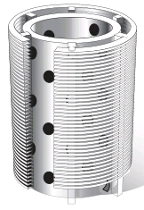 Wedge Wire Screen with Lined pipe