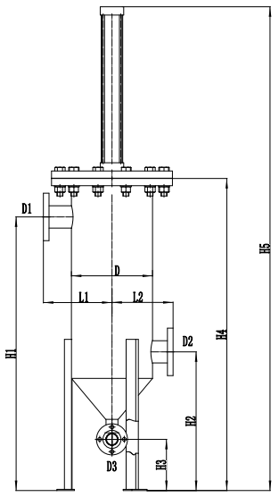 Pneumatic Scraper Self-Cleaning Filter