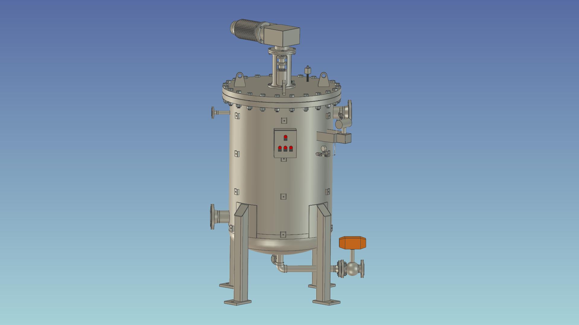 Automatic self-cleaning filter housings