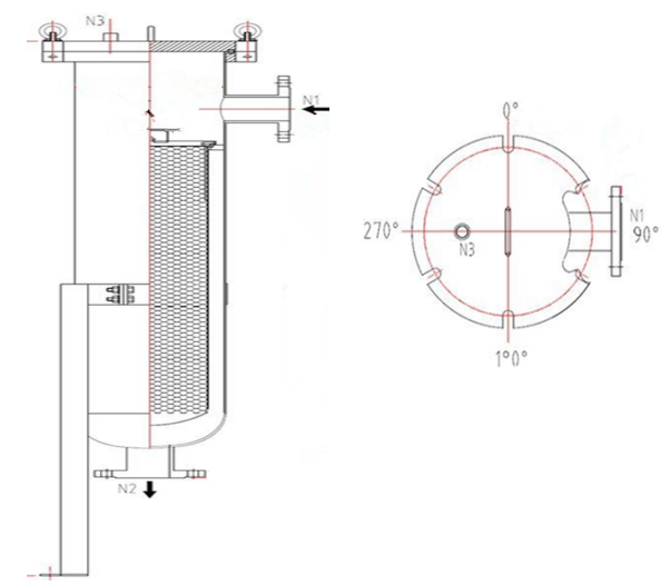 single Bag Filter Housing