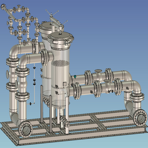 Custom Industrial Filtration Skid System