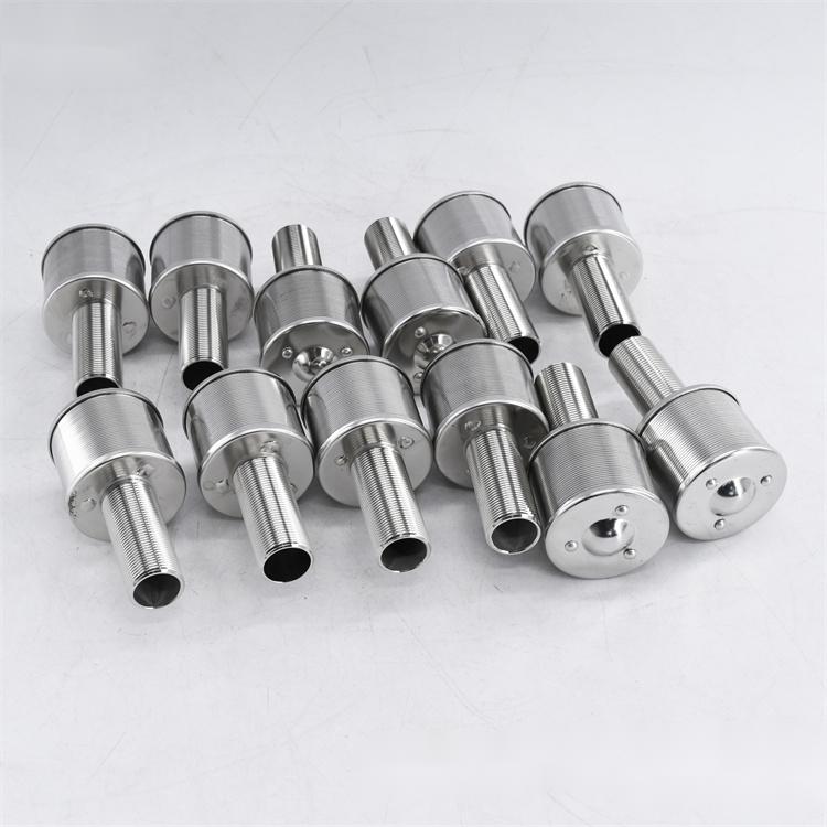 wedge wire filter nozzles for water treatment in Pharmaceutical Industry