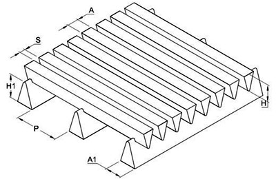 wedge wire screen open area