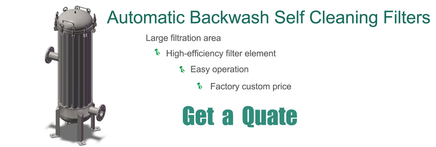 high-quality self cleaning filter systems