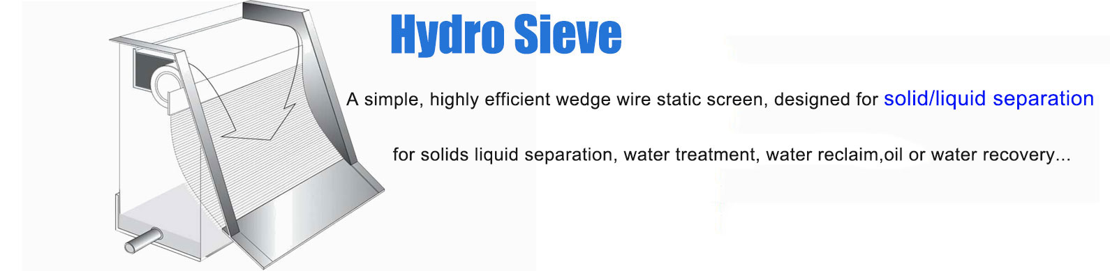 Hydro Sieve static screen filters