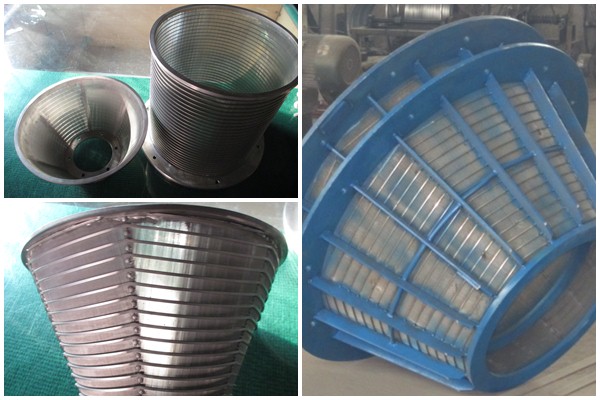 Wedge wire screen centrifuge baskets sales