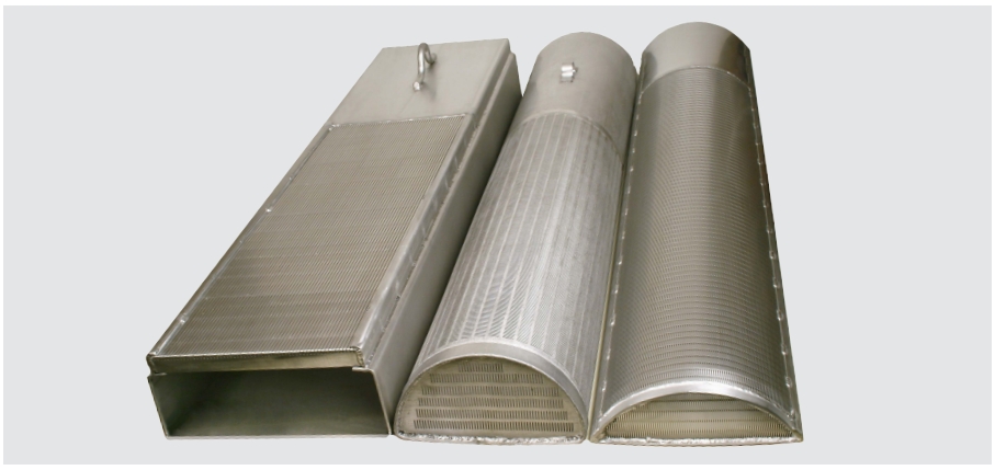 Johnson screen Scallops for Radial Flow Reactor Internals