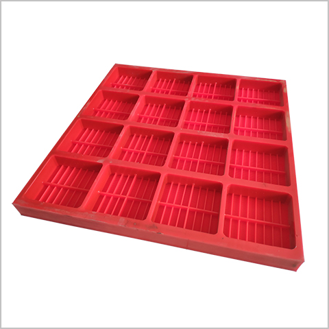 Polyurethane screen for quarrying and mining