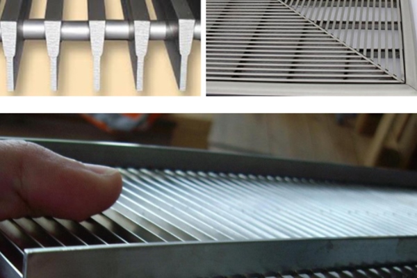 stainless steel wedge wire, coal processing screens, industrial screening, dewatering screens, wedge wire panels