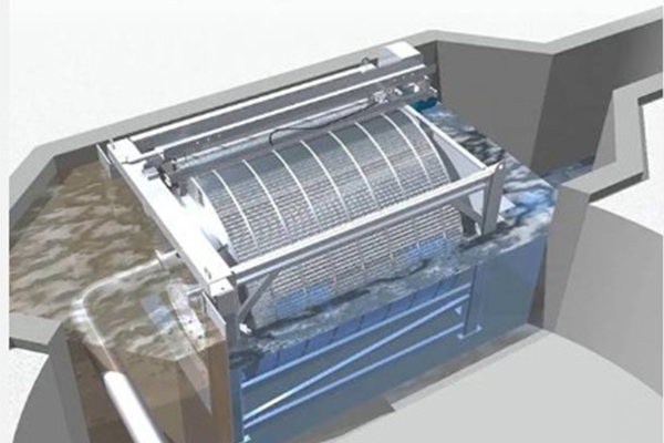 wedge wire Rotary Drum Screen, wedge wire cylinder  for Wastewater Treatment
