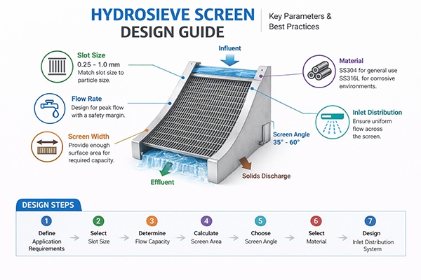 Hydrosieve Screen Design Guide: Key Parameters and Best Practices Hydrosieve Screen Design Guide: Key Parameters and Best Practices
