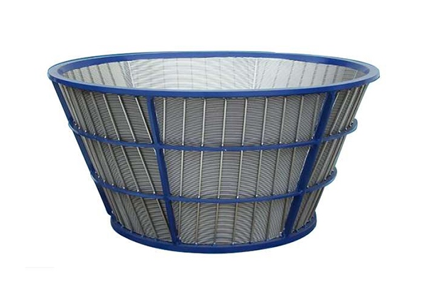 wedge wire basket, coal centrifuge basket, screen basket, wedge wire screen, manufacturer