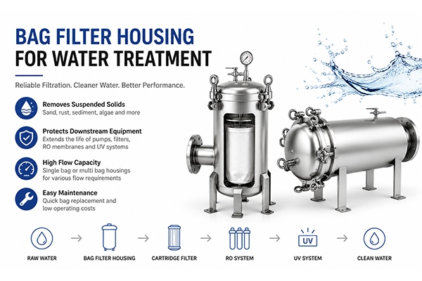 Bag Filter Housing for Water Treatment manufacturer