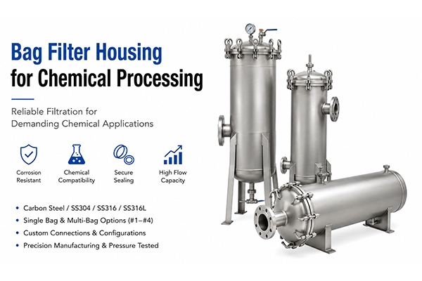Bag Filter Housing for Chemical Processing Bag Filter Housing for Chemical Processing