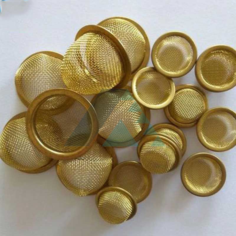 Brass Wire Mesh Filter Washer, Filter Cap, Wire Mesh Filter Element