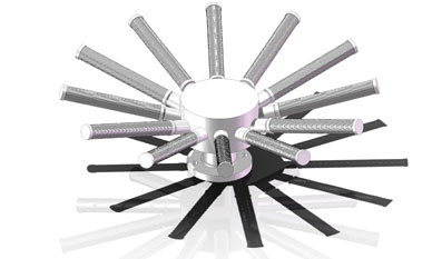 Wedge Wire Industrial Hub And Lateral Distributor