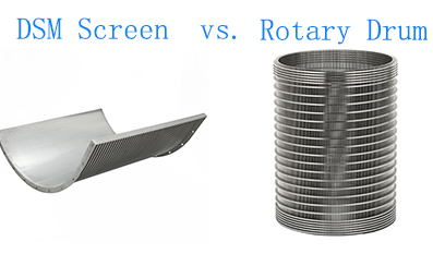 DSM Screen vs Rotary Drum Screen: Key Differences and Performance in Wastewater Treatment