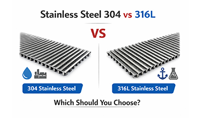 Stainless Steel 304 vs 316L Wedge Wire Screens: Which Should You Choose?