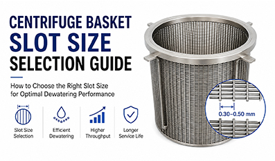 Centrifuge Basket Slot Size Selection Guide for Coal & Industrial Dewatering