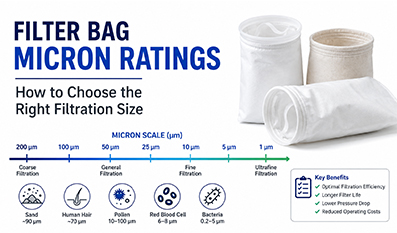 Filter Bag Micron Ratings Explained: How to Choose the Right Filtration Size