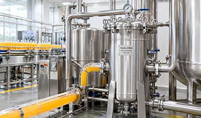 Fruit Juice Clarification with a 12-Bag Filter Housing