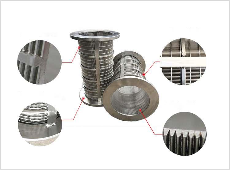 SS Wedge Wire Screen Basket Strainer